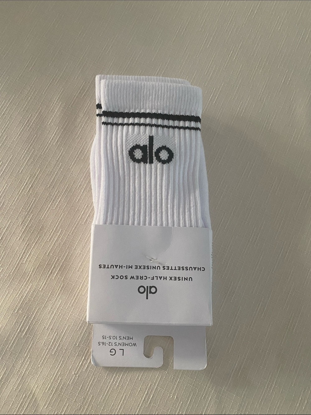 Alo Unisex Half-Crew Sock